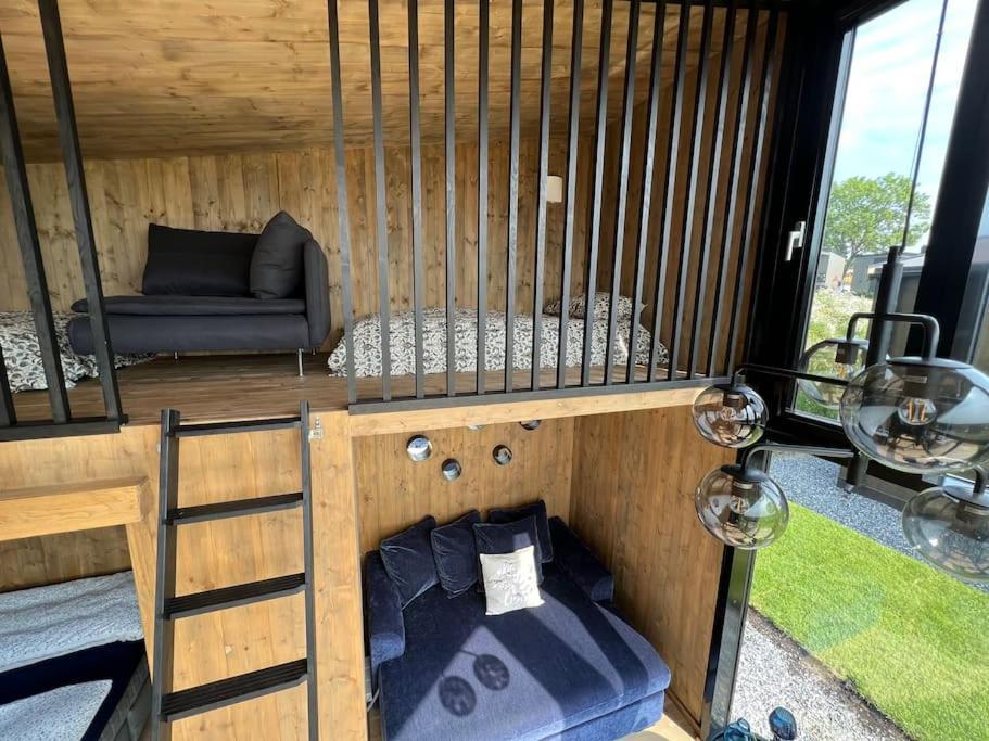 Attraktiv & Smart Funkishytte Pa Nes Strandhager. Årnes Esterno foto